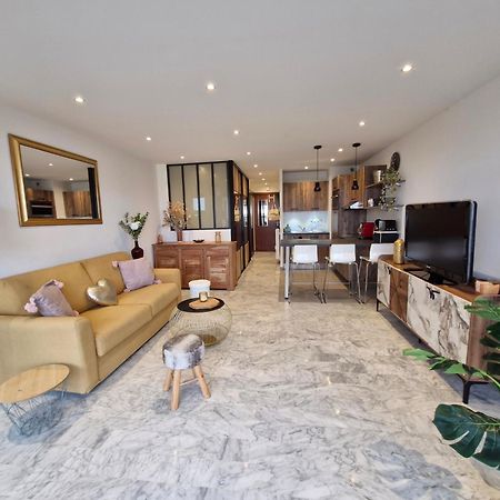 Sunny And Cosy Sea View Studio Antibes Bagian luar foto