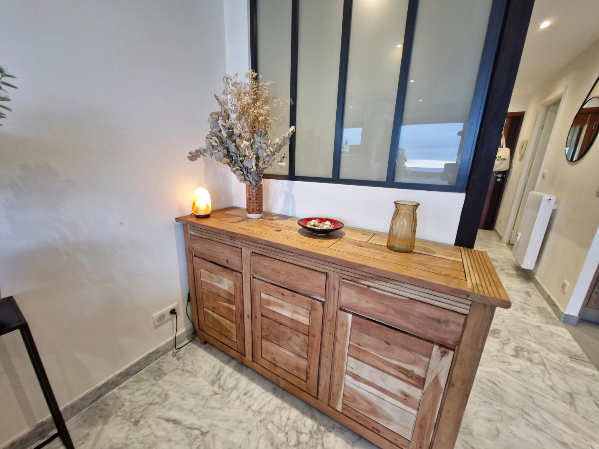 Sunny And Cosy Sea View Studio Antibes Bagian luar foto
